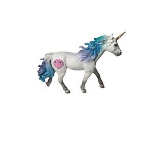 Schleich Bayala Sea Unicorn Stallion Fantasy Figure 70571 Blue & Purple Mane